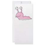 silly sluggy pink monster rack cards