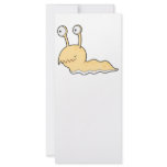 silly sluggy yellow monster rack cards