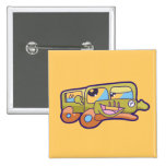 Silly Smiling Car Tshirts and Gifts Pin