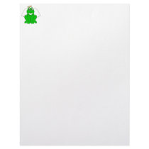 Silly Smiling Frog Angel letterhead
