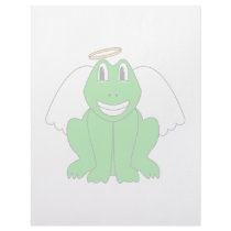 Silly Smiling Frog Angel letterhead