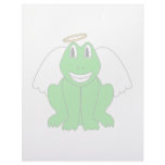 Silly Smiling Frog Angel letterhead