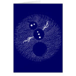 Silly Snowman Merry Christmas Note Card