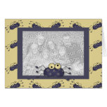 Silly Spider Halloween Frame Greeting Cards