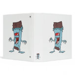 silly super villian evil chocolate candy bar 3 ring binder
