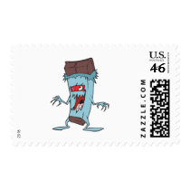 silly super villian evil chocolate candy bar postage stamp