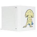 silly superhero hero fungi mushroom cartoon charac 3 ring binders