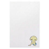 silly superhero hero fungi mushroom cartoon charac stationery paper