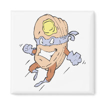 silly superhero super pancakes character refrigerator magnets