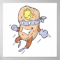 silly superhero super pancakes character posters