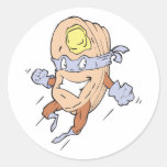 silly superhero super pancakes character stickers