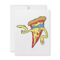 silly superhero villian pepperoni pizza character announcements