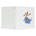 Silly Surfer 3 Ring Binder