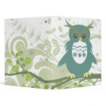silly teal vector owl scene 2.ai 3 ring binder