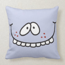 silly teethy grin smiley face lavender