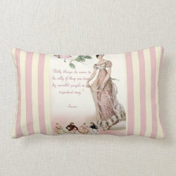 Silly Things - Jane Austen Quote Pillows
