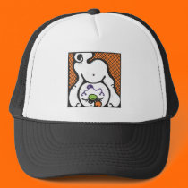 silly upside down ghost hats