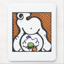 silly upside down ghost mousepads