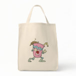 silly villian evil milkshake character bags