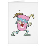 silly villian evil milkshake character card