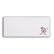 silly villian evil milkshake character envelope