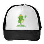 silly waving friendly froggy frog mesh hats