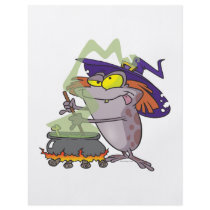 silly witchy witch halloween toad cartoon flyers