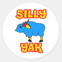 Silly Yak Stickers