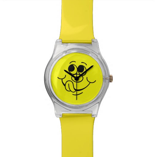 silly yellow smiley 8 watches zazzle silly yellow smiley 8 watches zazzle
