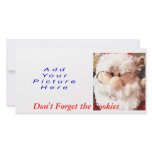 SillySantaPhotoCard-customize Photo Greeting Card