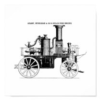Silsby 1858 Steam Fire Engine posters by VintagePrints Silsby 1858 Steam Fire Engine posters