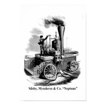 Silsby "Neptune" Fire Engine posters by VintagePrints Silsby "Neptune" Fire Engine posters