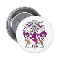 Silva Family Crest Button