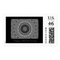 Silver 25th Anniversary Stamp by MidnightAkita Silver 25th Anniversary Stamp