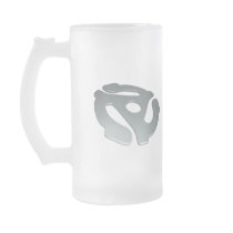 Silver 3D 45 RPM Adapter Coffee Mug