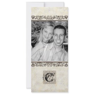 Silver Age of Elegance, Photo Wedding Invitation invitation