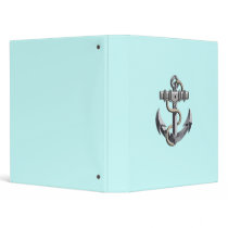 Silver Anchor Vinyl Binder