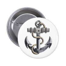 Silver Anchor Buttons