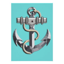 Silver Anchor Custom Announcements