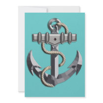 Silver Anchor Custom Announcements