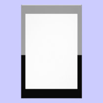Silver and Black Border Stationery stationery