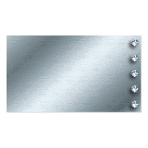 Silver and Diamond Business Card Design