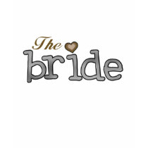 Silver and Gold Bride t-shirts by weddingsareus Silver and Gold Bride t-shirts
