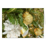 Silver and Gold Christmas Tree Card