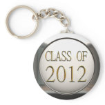 Silver And Gold Class Of 2012 Keychain