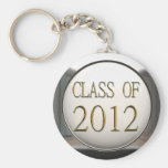 Silver And Gold Class Of 2012 Keychain