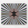 Silver and Gold Fractal Mousepad
