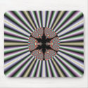 Silver and Gold Fractal Mousepad