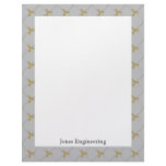 Silver and Gold Holly Diamond Letterhead