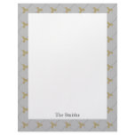 Silver and Gold Holly Diamond Letterhead